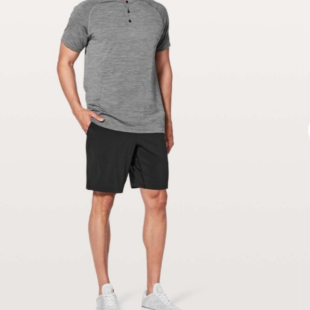 Men's Black Performance Shorts - Lightweight Active Wear